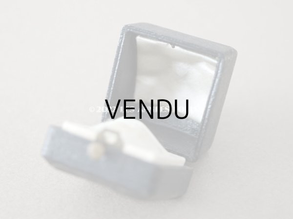 画像7: 19世紀 アンティーク イニシャル入り 小さなリングボックス　黒 ジュエリーボックス (7)