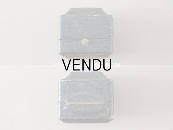 画像3: 19世紀 アンティーク イニシャル入り 小さなリングボックス　黒 ジュエリーボックス (3)