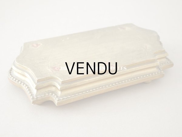 画像3: 19世紀 アンティーク 木製の台座　ゴールド  (3)