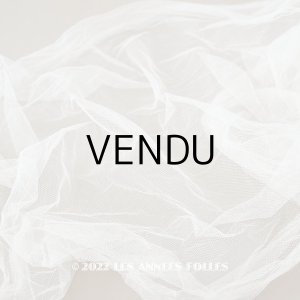 画像: アンティーク チュールレース オフホワイト 3.4m×幅0.55~0.8m