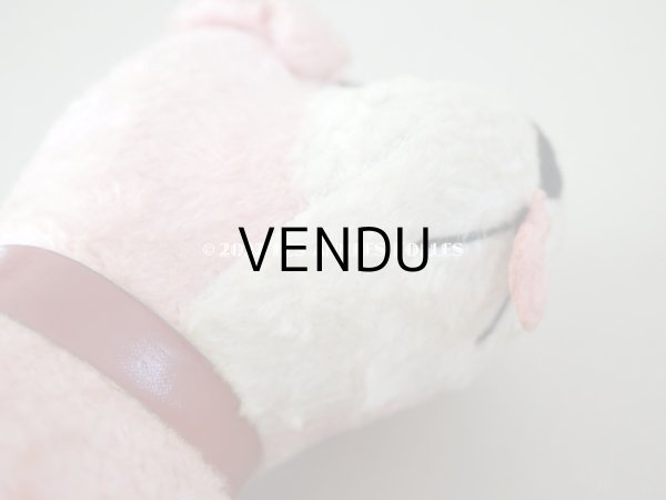 画像10: アンティーク 犬のぬいぐるみ　ピンク (10)