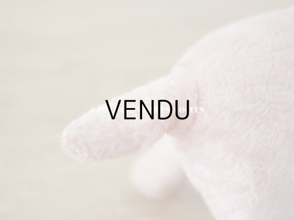 画像6: アンティーク 犬のぬいぐるみ　ピンク (6)