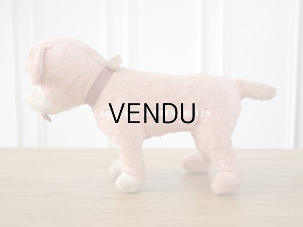 画像3: アンティーク 犬のぬいぐるみ　ピンク (3)