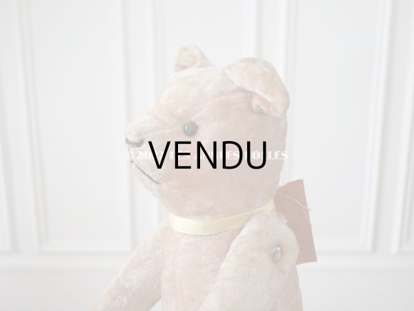 画像7: アンティーク ベア 淡いピンク (7)