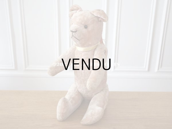 画像3: アンティーク ベア 淡いピンク (3)