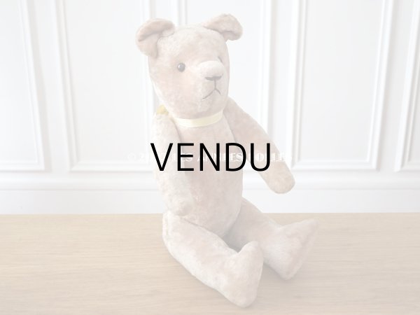 画像4: アンティーク ベア 淡いピンク (4)