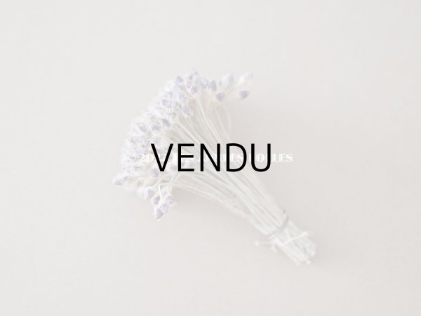 画像3: アンティーク ペップ　ラヴェンダー＆グレー  布花用 花芯 約120ピースの束 (3)