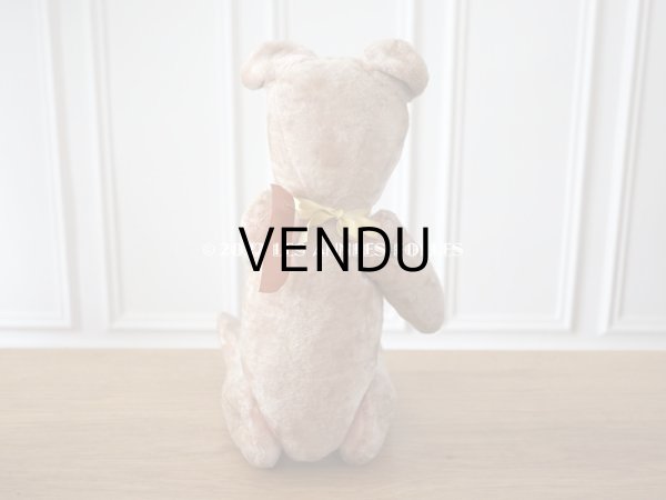 画像5: アンティーク ベア 淡いピンク (5)