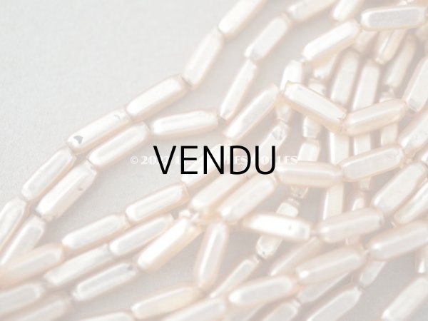 画像4: 1920年代 アンティーク スフレビーズ ピーチピンク　吹きガラス製 ビーズ 8×2mm 約580ピース (4)