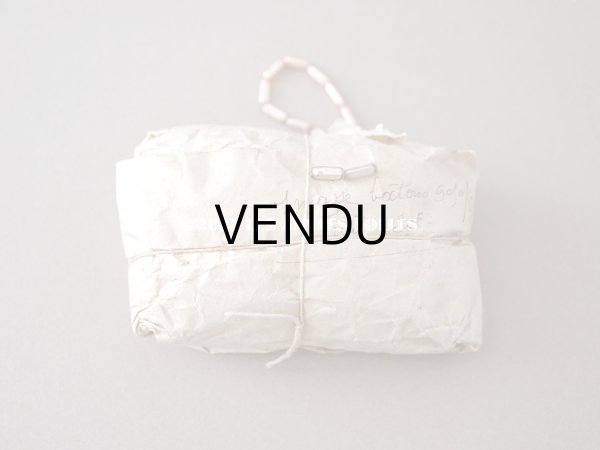 画像6: 1920年代 アンティーク スフレビーズ ピーチピンク　吹きガラス製 ビーズ 8×2mm 約580ピース (6)