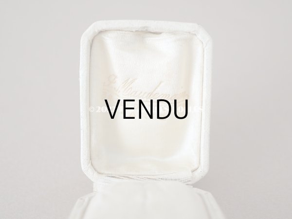 画像6: アンティーク ジュエリーボックス　イニシャル入り Y.S. アイボリー (6)