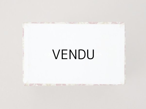 画像5: 19世紀 アンティーク 菫のお菓子箱 チョコレートボックス　レースペーパー付 (5)