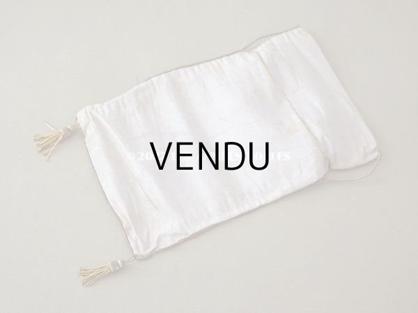 画像6: アンティーク ショコラティエ BOISSIERのお菓子袋  シルク製 オモニエール　- BOISSIER PARIS - (6)