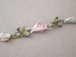 画像3: アンティーク シルク製ロココトリム　3色の薔薇 37cm (3)