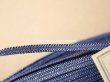 画像4: アンティーク ドールハット用 ストロー素材風のブレード 帽子用  約66m  幅4mm マリンブルー (4)