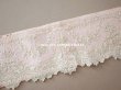 画像10: 18世紀 アンティーク ニードルレース アランソンレース 薔薇のガーランド 89cm 9cm幅 ポワン・ダランソン (10)