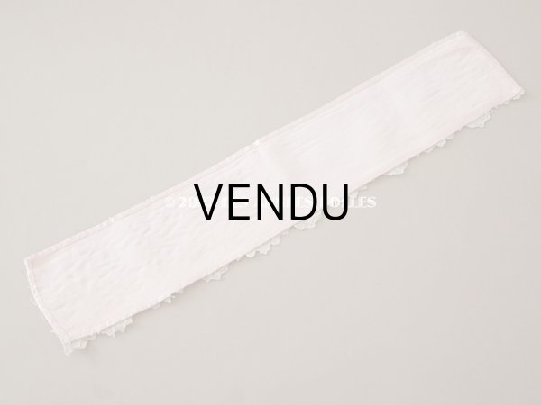 画像16: 18世紀 アンティーク ニードルレース アランソンレース 薔薇のガーランド 89cm 9cm幅 ポワン・ダランソン (16)