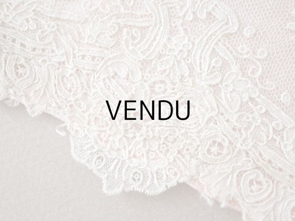 画像5: 18世紀 アンティーク ニードルレース アランソンレース 薔薇のガーランド 89cm 9cm幅 ポワン・ダランソン (5)