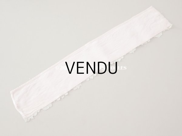 画像8: 18世紀 アンティーク ニードルレース アランソンレース 薔薇のガーランド 89cm 9cm幅 ポワン・ダランソン (8)