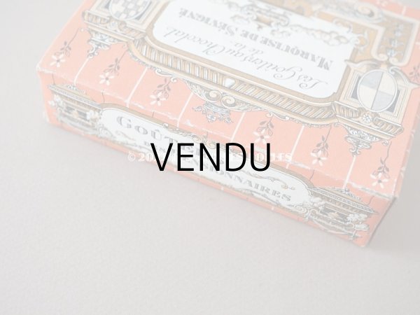 画像12: アンティーク 『 マルキーズ・ ドゥ・セヴィニエ 』のお菓子箱 LES GOUTERS AU CHOCOLAT DE ROYAT - MARQUISE DE SEVIGNE PARIS - (12)