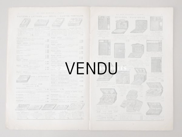 画像5: 1900年頃 アンティーク ボンマルシェのカタログ 文具 パペトリー CATALOGUE DE PAPETERIE ET ARTICLES DE BUREAU - AU BON MARCHE - (5)