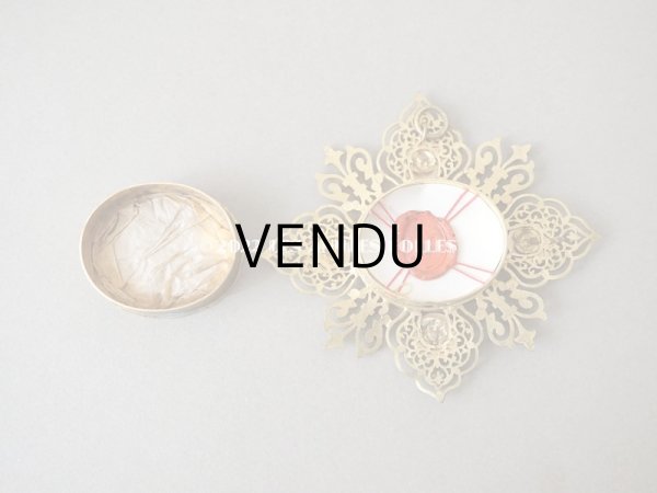 画像7: 19世紀 アンティーク ルリケール 聖遺物のペンダント エナメル加工 聖人の遺品　Saint François-Régis Clet (7)