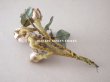 画像2: 19世紀 ナポレオン3世時代 アンティーク 薔薇のブーケの布花 パウダーピンク (2)