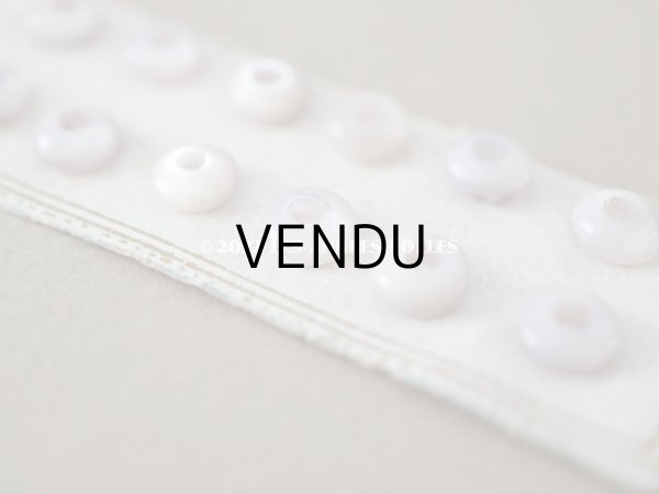 画像5: 1920年 アンティーク マザーオブパール製 極小 ボタン 乳白色 6mm 12ピース シェルボタン  (5)