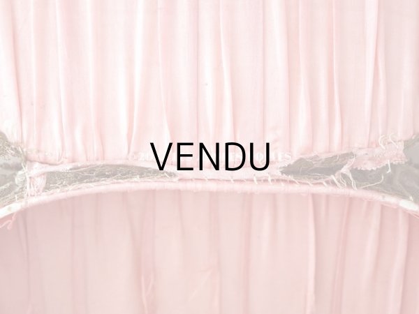 画像18: アンティーク シルク製　ロココモチーフ＆花かごのレース&ロココトリム カルトナージュボックス  (18)