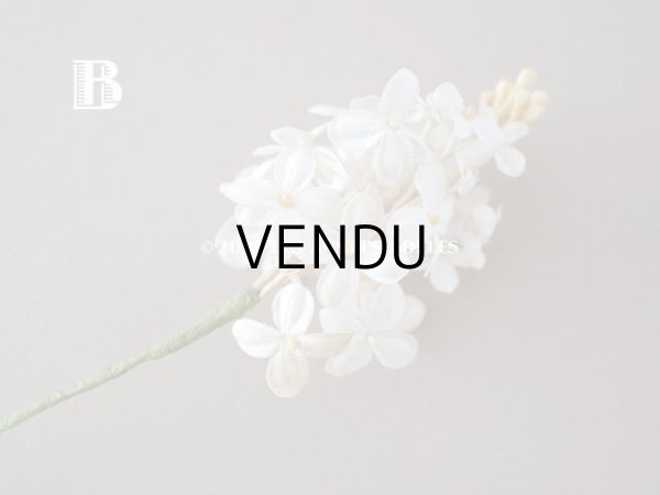 画像6: 19世紀 アンティーク ホワイトライラックの布花  (6)