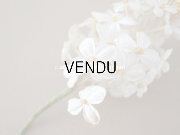 画像4: 19世紀 アンティーク ホワイトライラックの布花  (4)