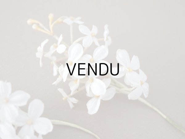 画像10: 19世紀 アンティーク ホワイトライラックの布花  (10)