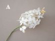 画像2: 19世紀 アンティーク ホワイトライラックの布花  (2)