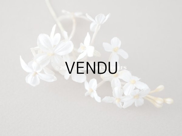 画像18: 19世紀 アンティーク ホワイトライラックの布花  (18)