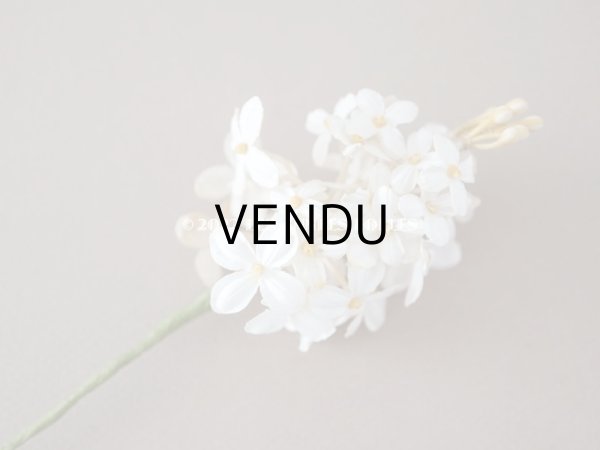 画像7: 19世紀 アンティーク ホワイトライラックの布花  (7)