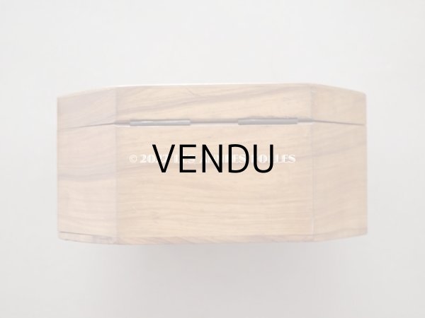 画像13: アンティーク モシュリンヌ　鈴蘭のジュエリーボックス パウダーブルーのシルク製クッション (13)