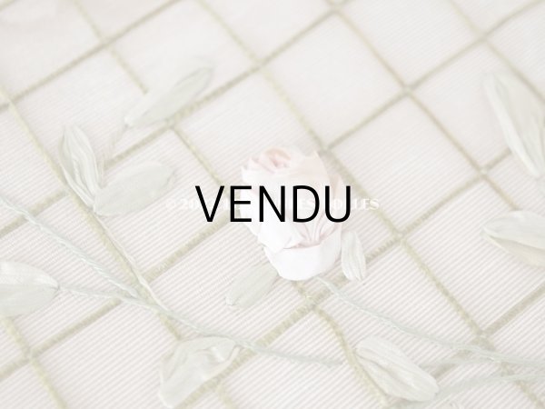 画像9: アンティーク 薔薇のロココモチーフのガーランド 大きなカルトナージュボックス パウダーピンク 48×32.5×9.5cm (9)