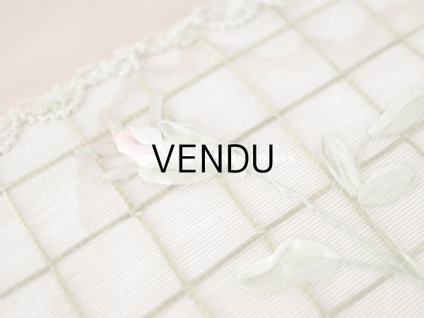 画像8: アンティーク 薔薇のロココモチーフのガーランド 大きなカルトナージュボックス パウダーピンク 48×32.5×9.5cm (8)