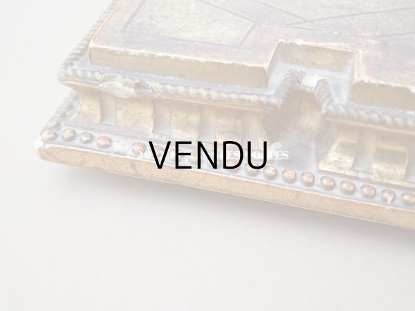 画像13: 19世紀 アンティーク 木製の台座　ゴールド 花のモチーフ (13)