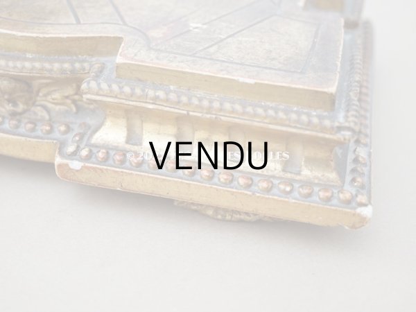 画像12: 19世紀 アンティーク 木製の台座　ゴールド 花のモチーフ (12)