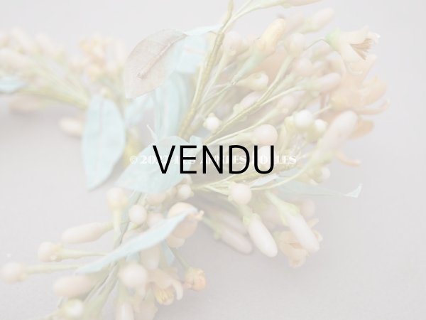 画像9: アンティーク ワックスフラワーのティアラ ウェディング 結婚式  (9)