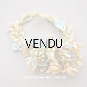 画像: アンティーク ワックスフラワーのティアラ ウェディング 結婚式 