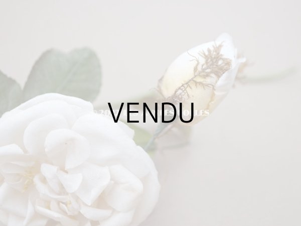 画像12: 19世紀 アンティーク 白薔薇の布花  (12)