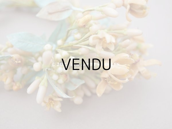 画像10: アンティーク ワックスフラワーのティアラ ウェディング 結婚式  (10)