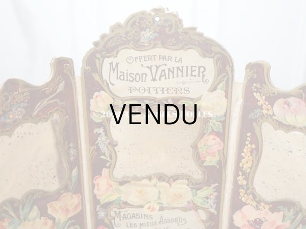 画像4: 1900年頃　アンティーク メゾン・ヴァニエの3面鏡 - MAISON VANNIER - (4)