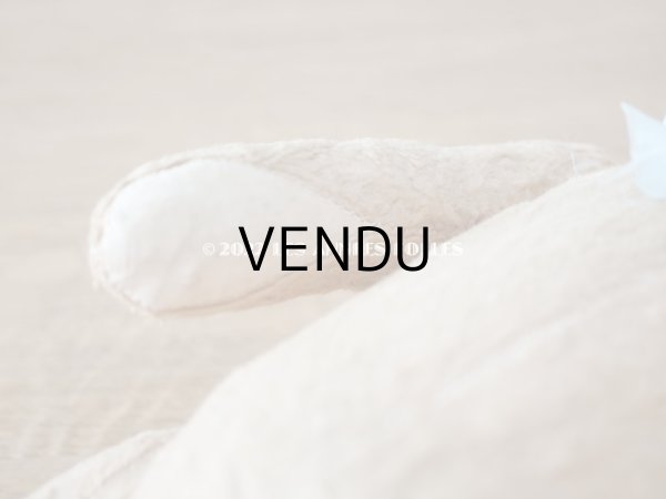 画像10: アンティーク ベア 淡いピンク (10)