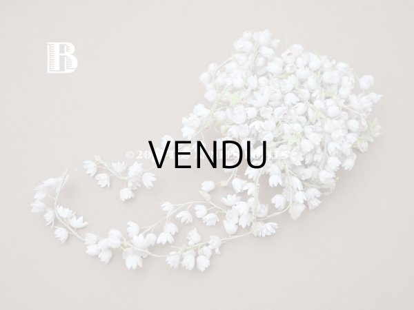 画像6: アンティーク 鈴蘭の布花 ヘッドドレス (6)