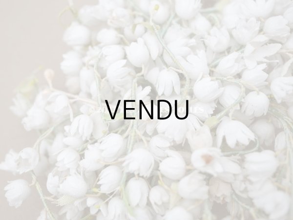 画像9: アンティーク 鈴蘭の布花 ヘッドドレス (9)