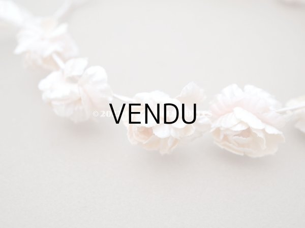 画像14: アンティーク パウダーピンクの花冠 ティアラ　ヴェールガール (14)