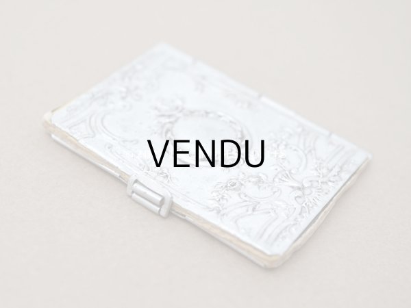 画像4: 【クリスマスセール2022対象外】1934年代 アンティーク ビジュートリーの小さなカレンダーのカルネ  ロカイユ装飾 (4)